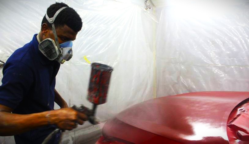 AUTO BODY WORKS AND SPRAY PAINTING