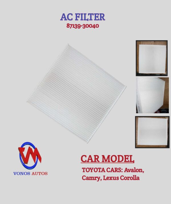 AC FILTER TOYOTA 87139-30040