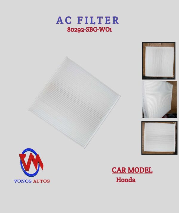 AC FILTER (HONDA ACCURA) 80292-SBG-W01