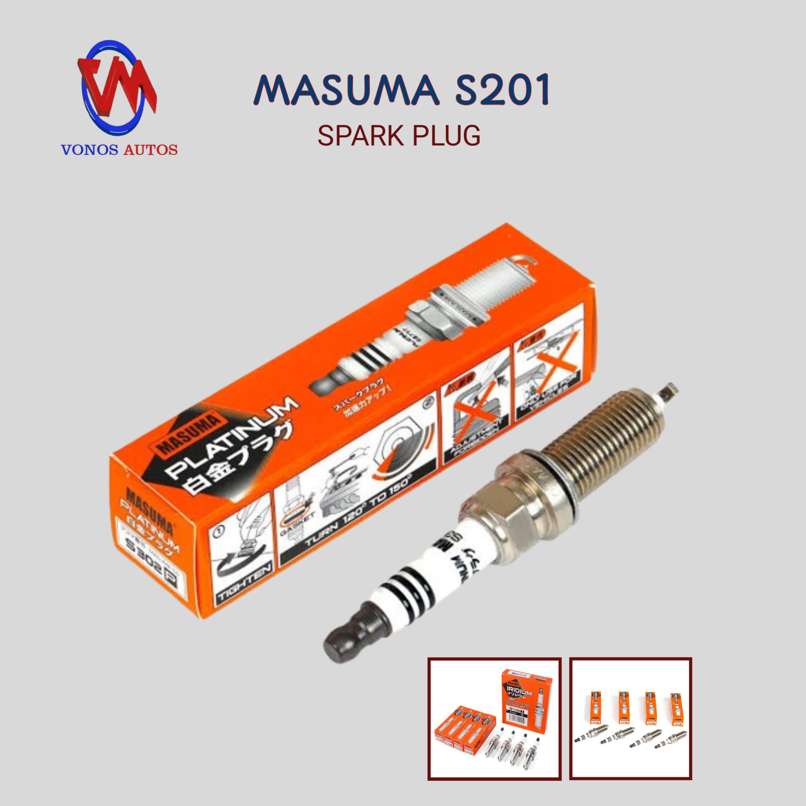 SPARK PLUGS MASUMA S201 SPARK PLUGS MASUMA S201