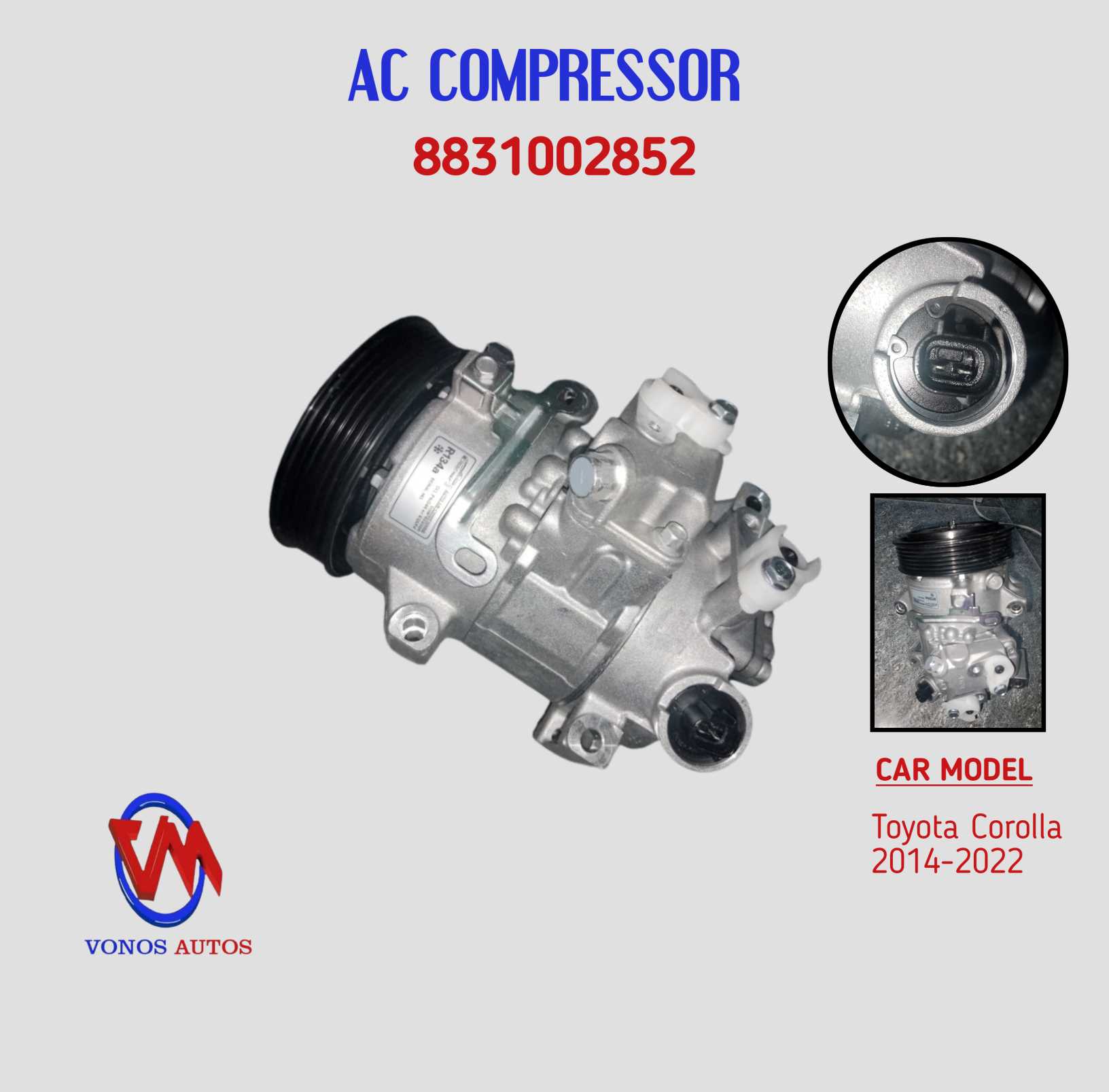 AC COMPRESSOR TOYOTA COROLLA AC COMPRESSOR TOYOTA COROLLA