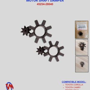 Electric Power Steering Motor Shaft Damper